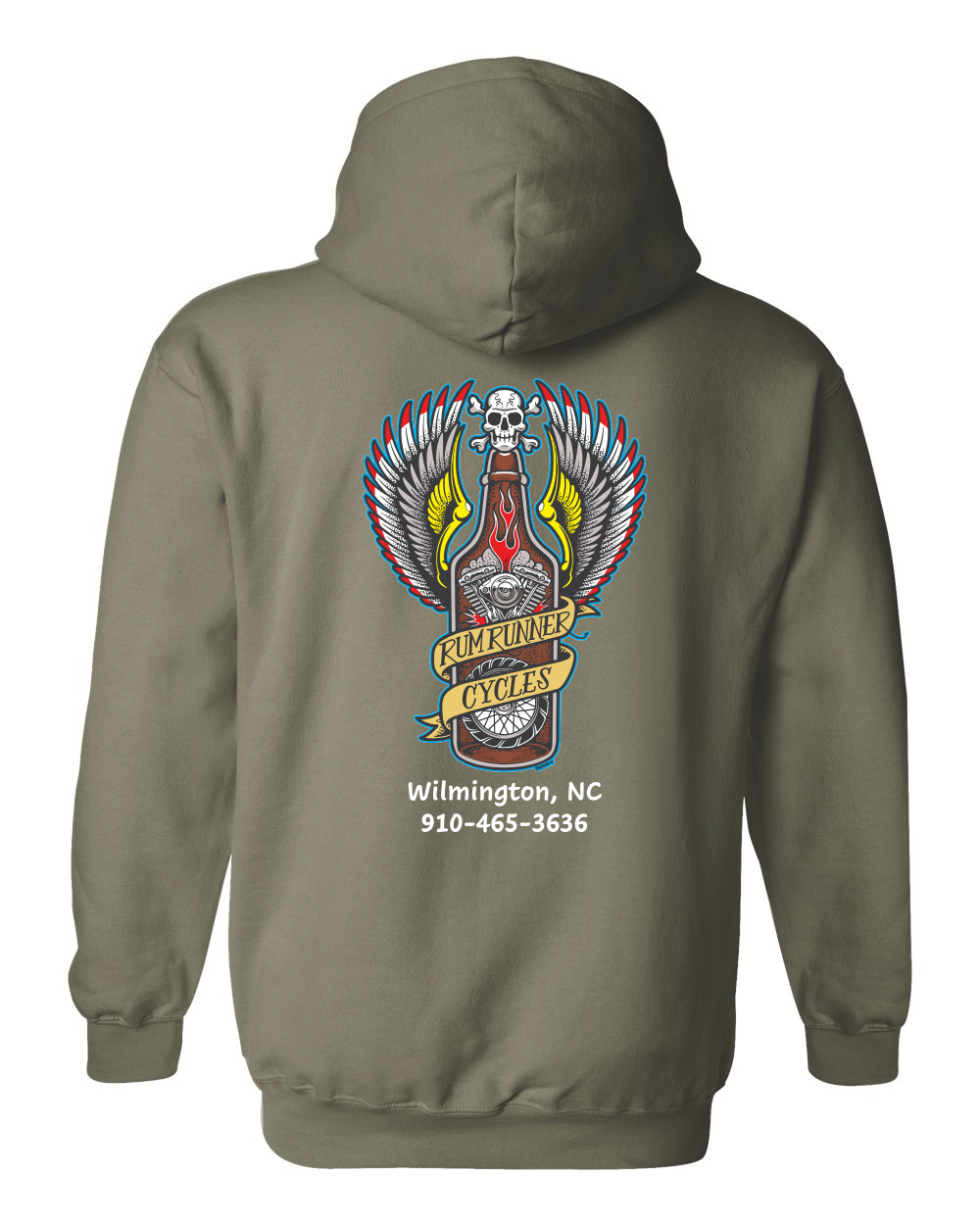 Rum Runner Cycles Unisex Heavy Blend™ Hooded Sweatshirt (click for more colors)