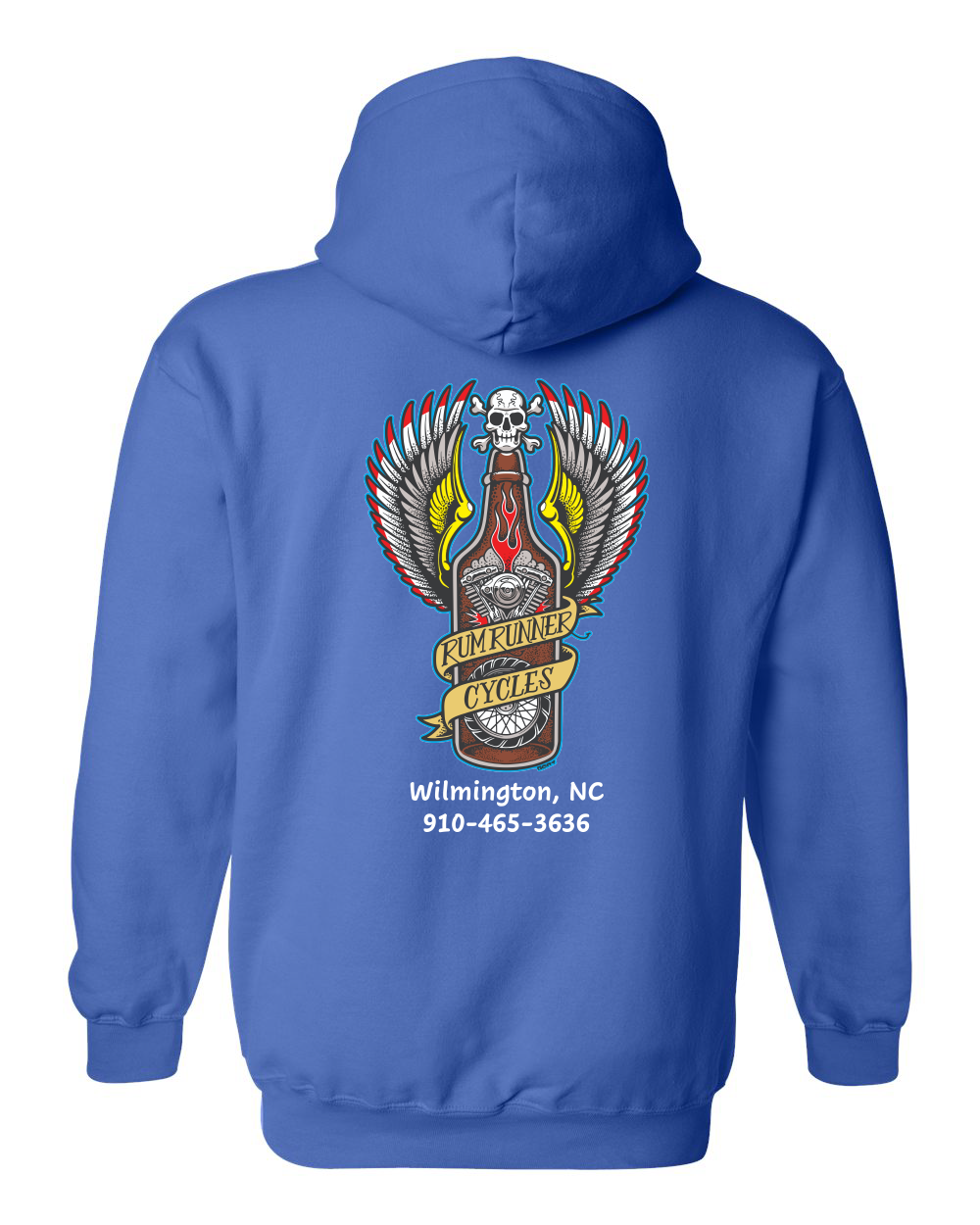 Rum Runner Cycles Unisex Heavy Blend™ Hooded Sweatshirt (click for more colors)
