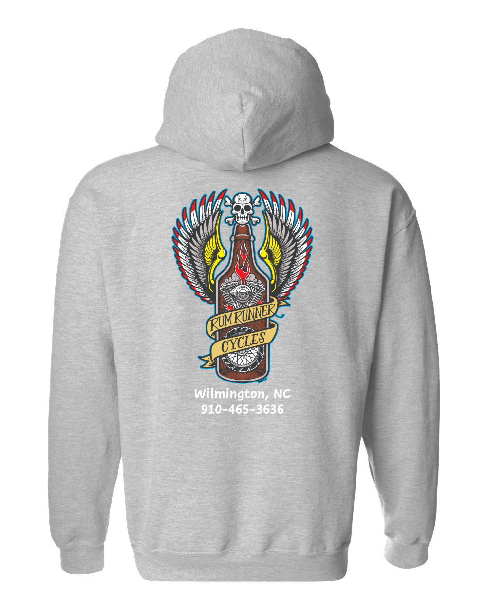 Rum Runner Cycles Unisex Heavy Blend™ Hooded Sweatshirt (click for more colors)