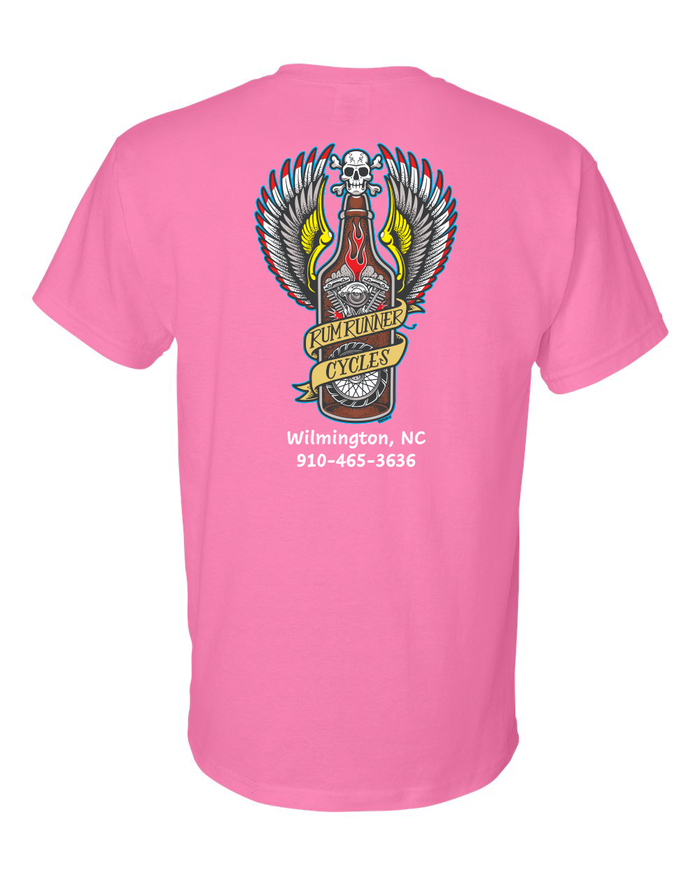 Rum Runner Cycles Unisex DryBlend® T-Shirt (click for more colors)