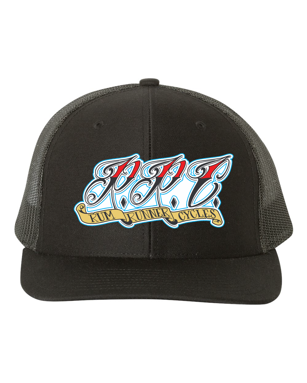 Rum Runner Cycles "RRC" Richardson Snapback Trucker Cap