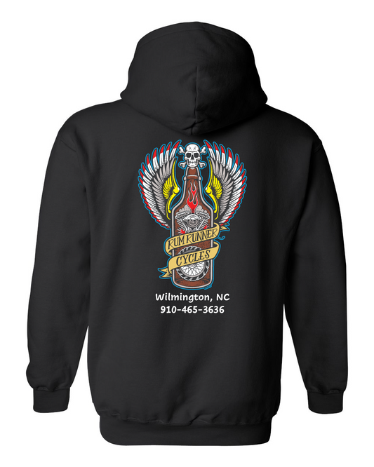 Rum Runner Cycles Unisex Heavy Blend™ Hooded Sweatshirt (click for more colors)